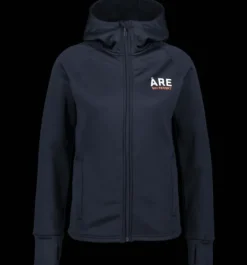 Tröjor & T-Shirts|Tröjor>Everest Outdoor W Stretch Hood åre NAVY