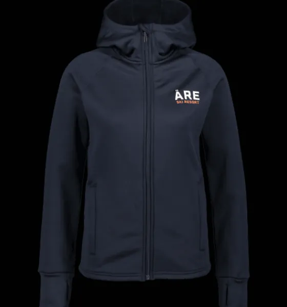 Tröjor & T-Shirts|Tröjor>Everest Outdoor W Stretch Hood åre NAVY