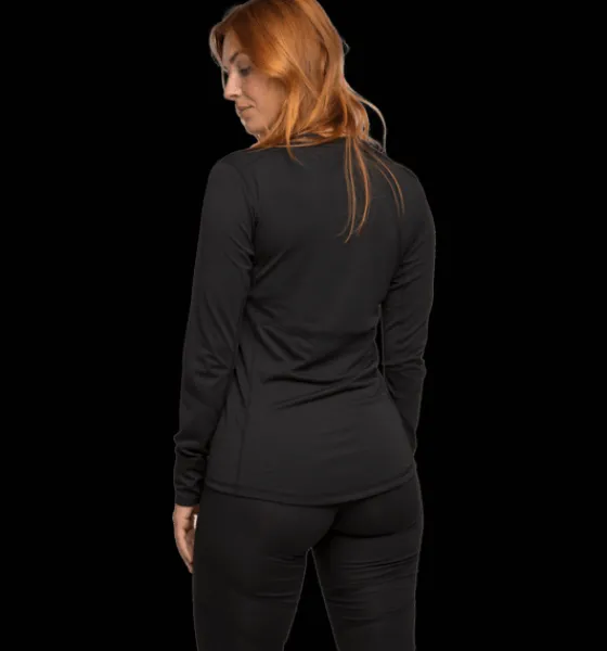 Tröjor & T-Shirts|Underställ>Everest Outdoor W Underwear Sht BLACK