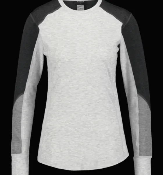 Underställ|Tröjor & T-Shirts>Everest Outdoor W Underwear Sht GREY MELANGE