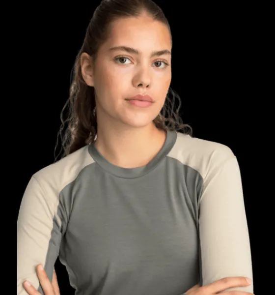 Underställ|Tröjor & T-Shirts>Everest Outdoor W Underwear Sht KHAKI GREY