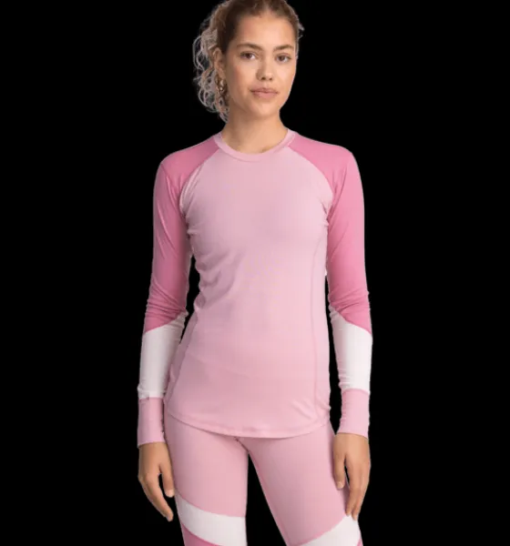 Underställ|Tröjor & T-Shirts>Everest Outdoor W Underwear Sht BLOSSOM PINK