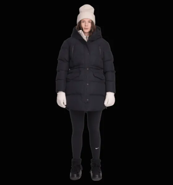 Varma jackor>Everest Outdoor W Warm Parka BLACK