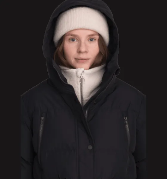 Varma jackor>Everest Outdoor W Warm Parka BLACK