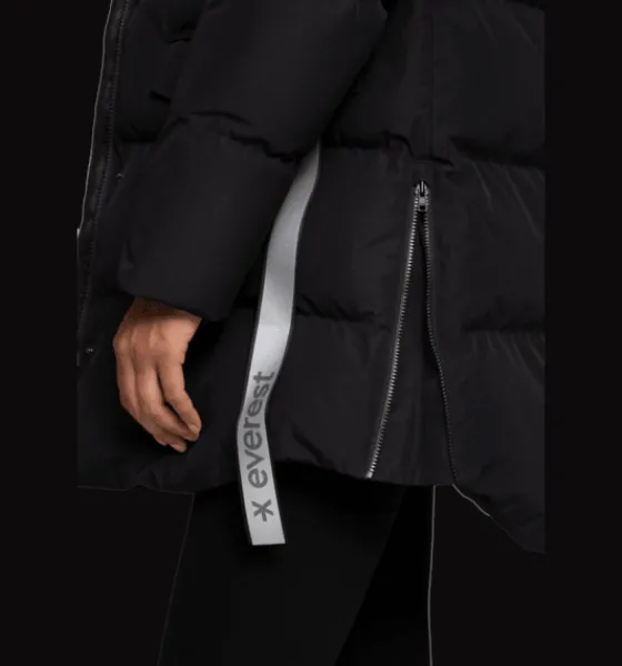 Varma jackor>Everest Outdoor W Warm Parka BLACK