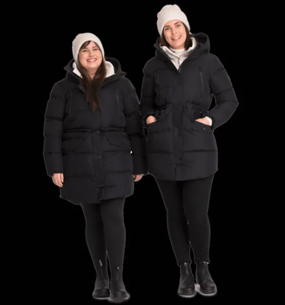 Varma jackor>Everest Outdoor W Warm Parka BLACK