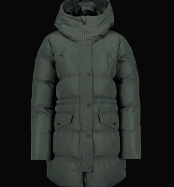 Varma jackor>Everest Outdoor W Warm Parka DK GREEN