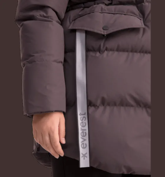 Varma jackor>Everest Outdoor W Warm Parka PLUM SLATE