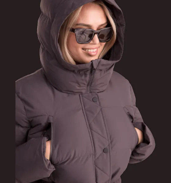 Varma jackor>Everest Outdoor W Warm Parka PLUM SLATE